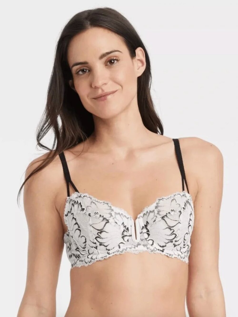 Auden Lace Unlined Balconette Bra - 40D - NWT